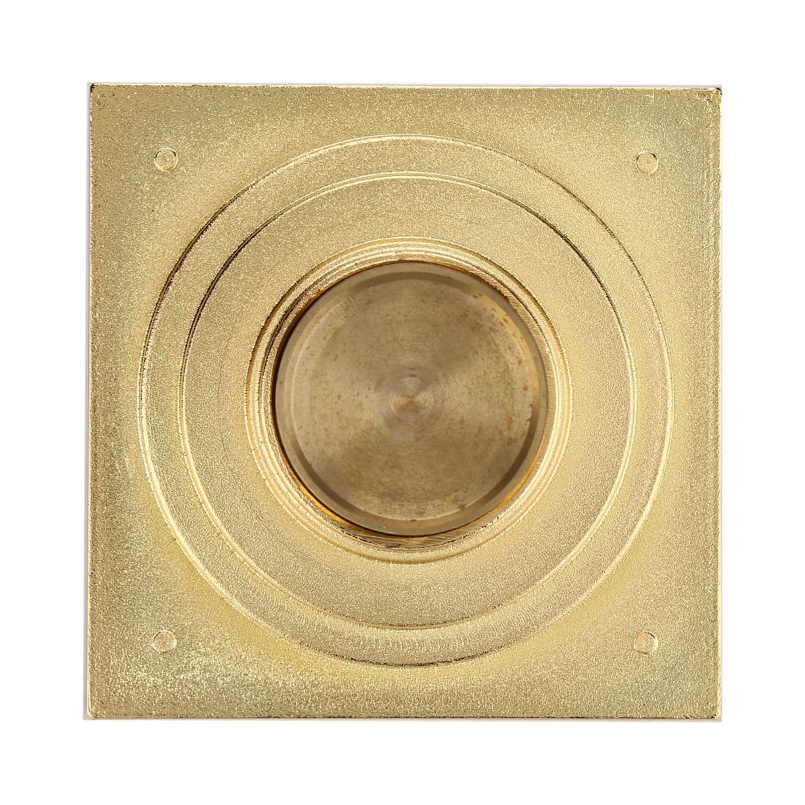 Kuuleyn Piletta Scarico Pavimento Ottone Antico Quadrata