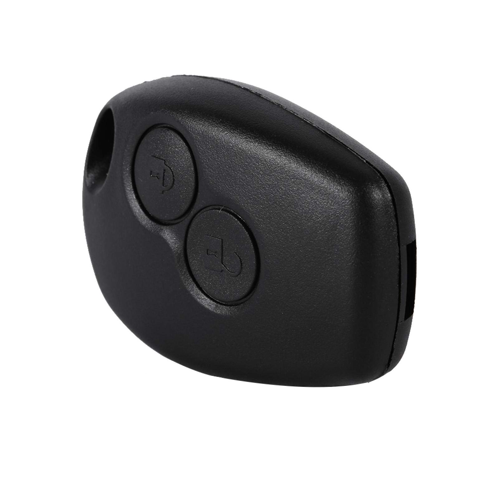 Kuuleyn guscio chiave auto 2 pulsanti Renault Kangoo Modus nero