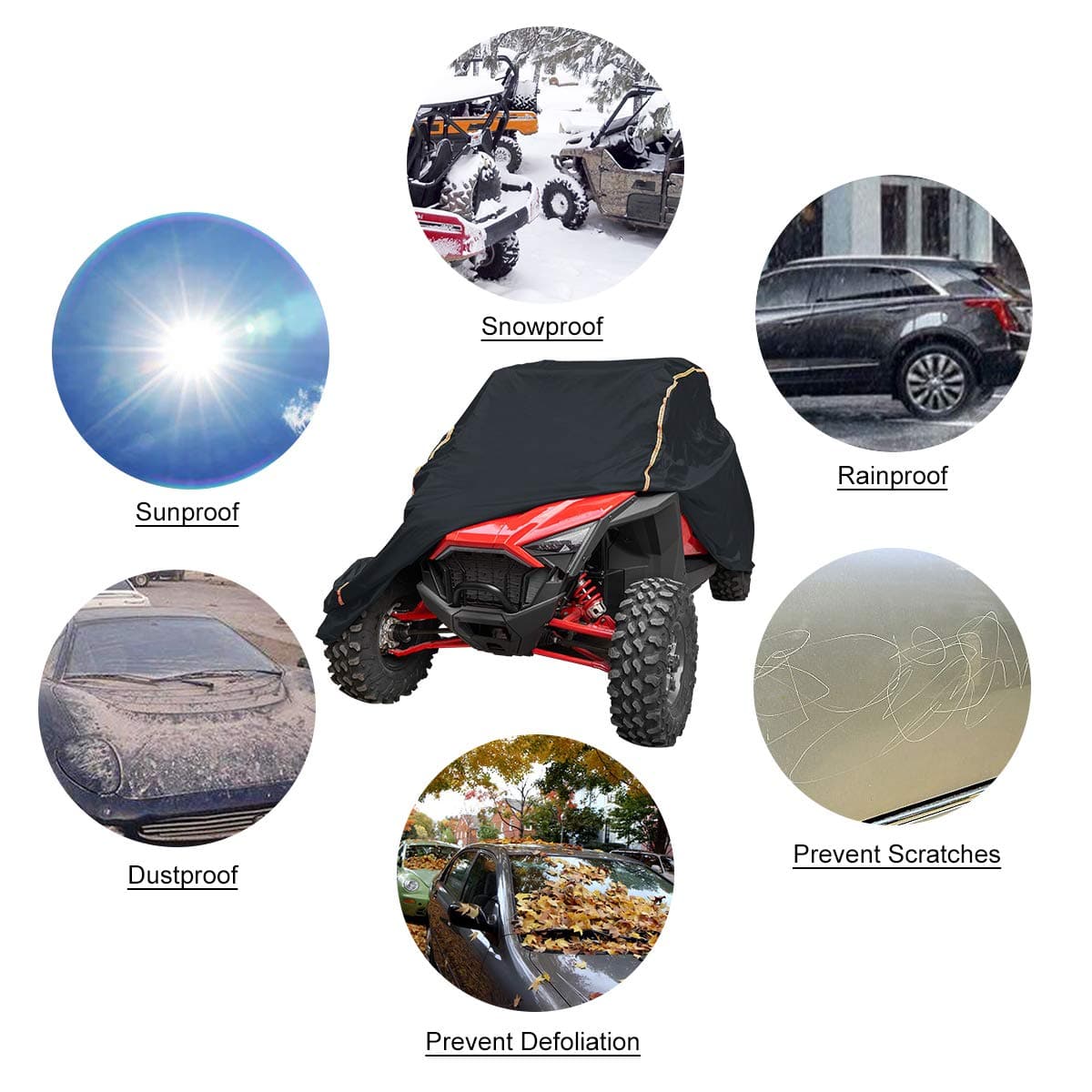 KEMIMOTO RZR PRO XP Telo Copertura UTV Impermeabile