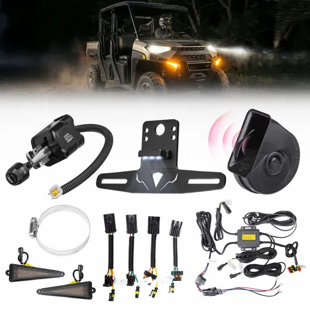 Kemimoto UTV kit frecce universale con clacson e spie cruscotto