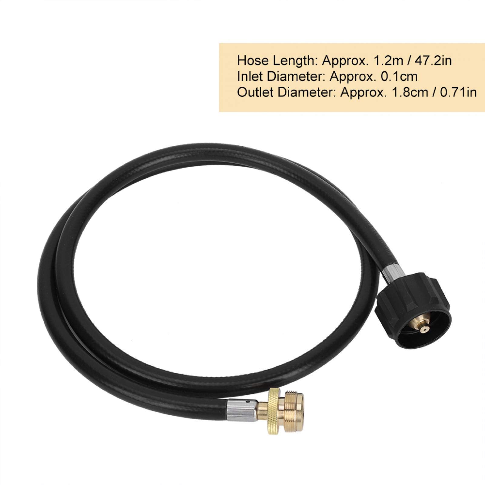 Kuuleyn Tubo Gas Propano 1,2 m Adattatore QCC1 Campeggio