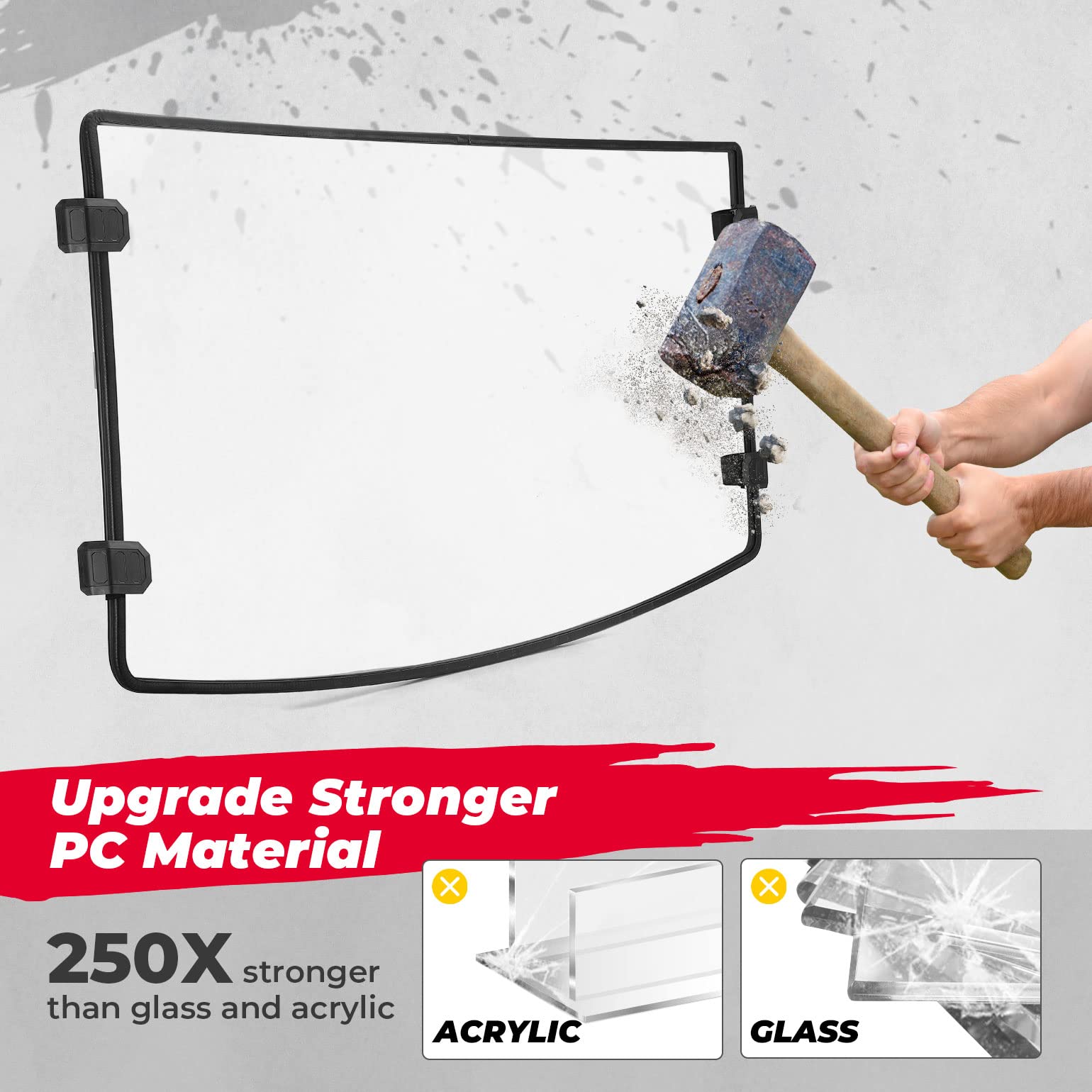 KEMIMOTO parabrezza anteriore Ranger XP 1000 PC 5mm
