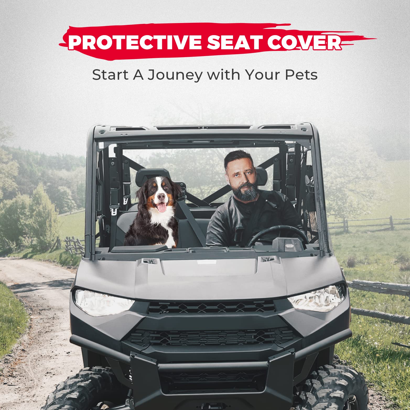 KEMIMOTO Coprisedili UTV Polaris Ranger Crew XP 1000