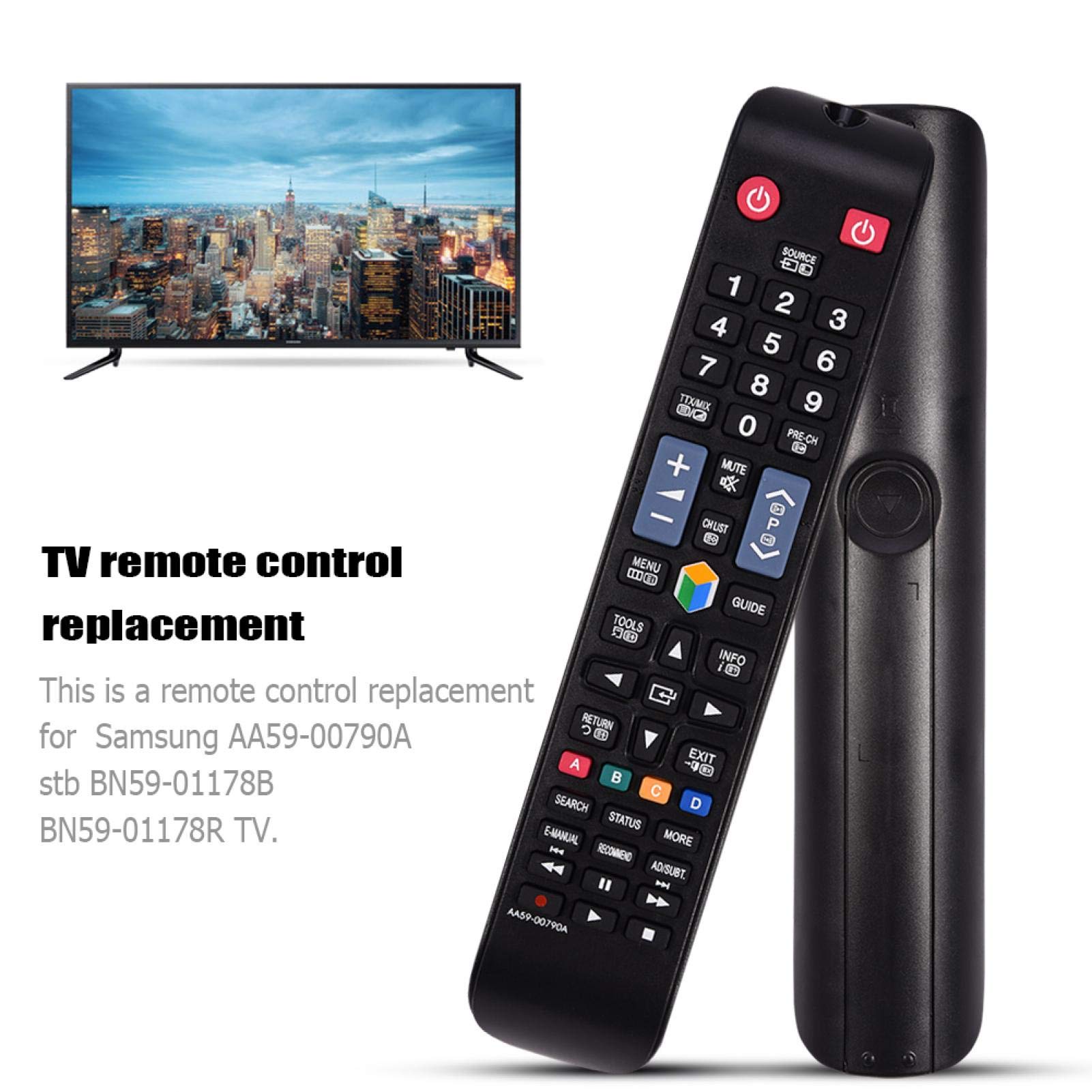 Kuuleyn Telecomando AA59-00790A per TV BN59-01178B nero