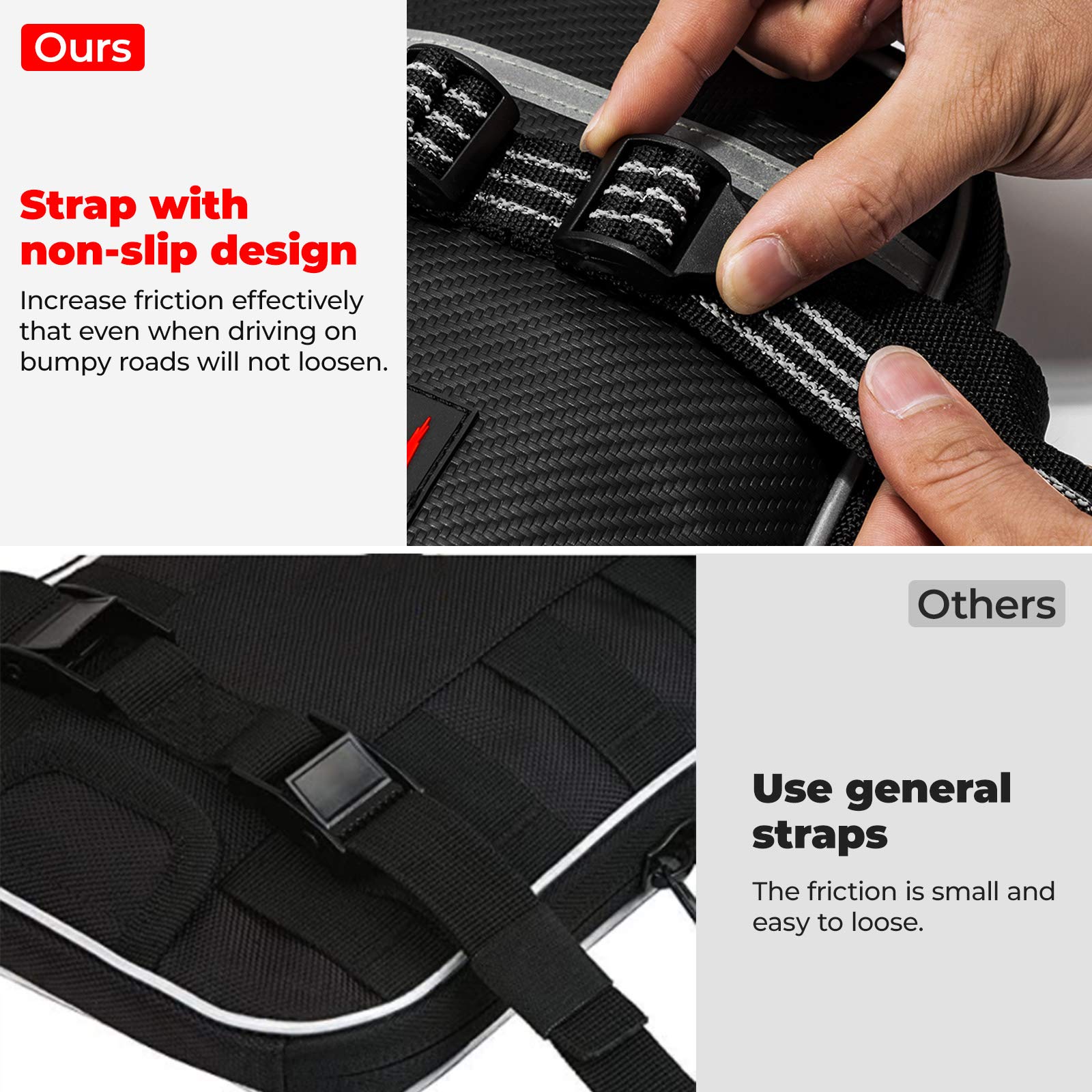 Kemimoto Borsa Parafango Anteriore Moto con Astuccio Idrorepellente