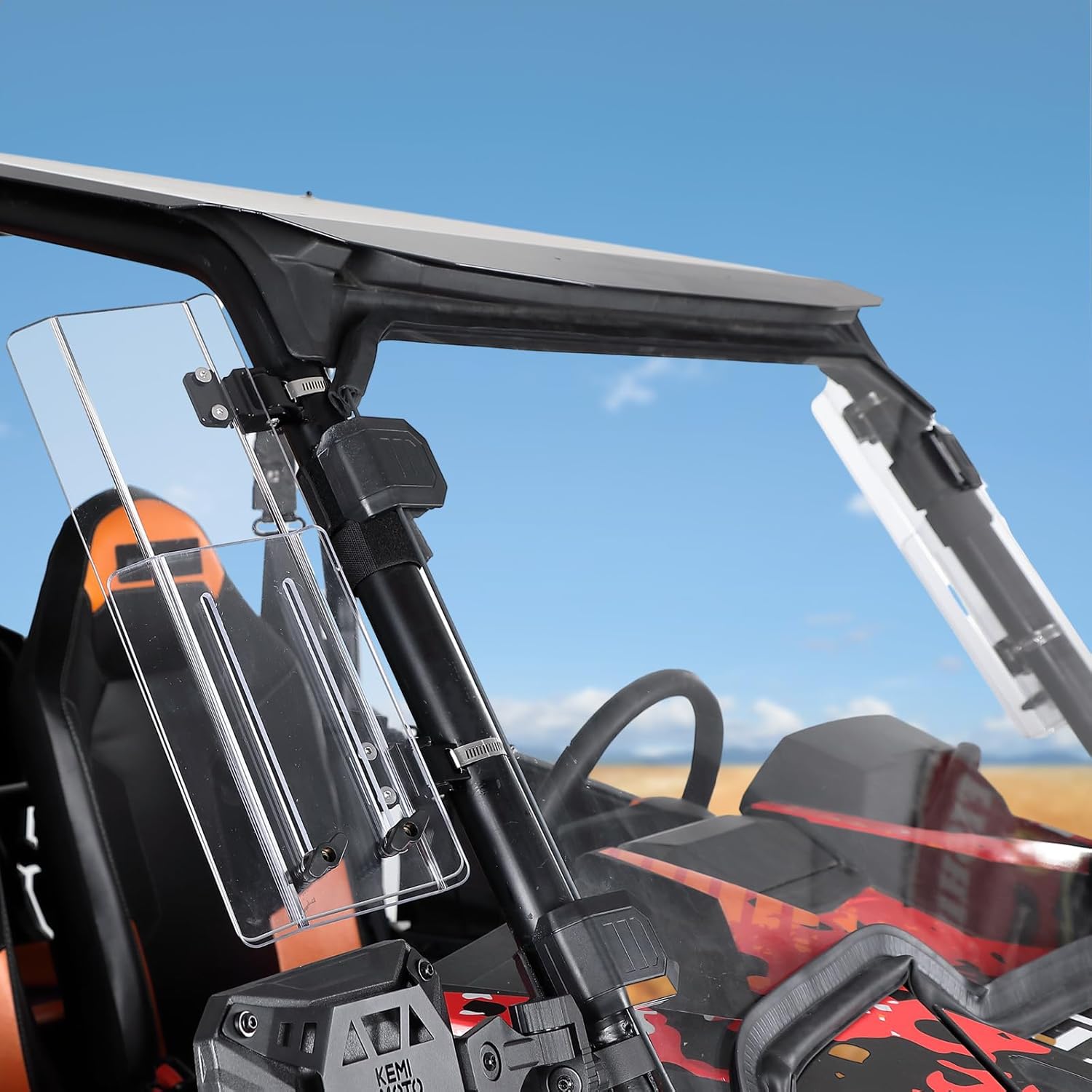 KEMIMOTO UTV deflettori aria laterali 2 pezzi 38-56 mm