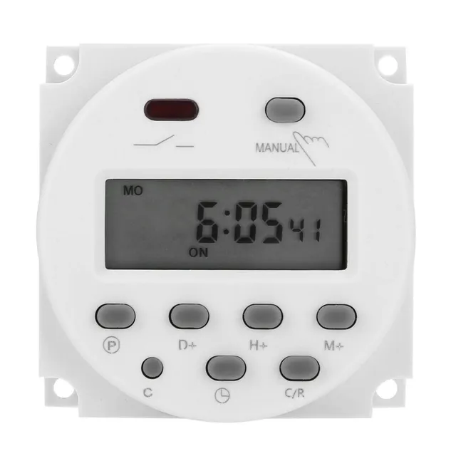 Kuuleyn Interruttore Timer Digitale DC 12V Display LCD Mini