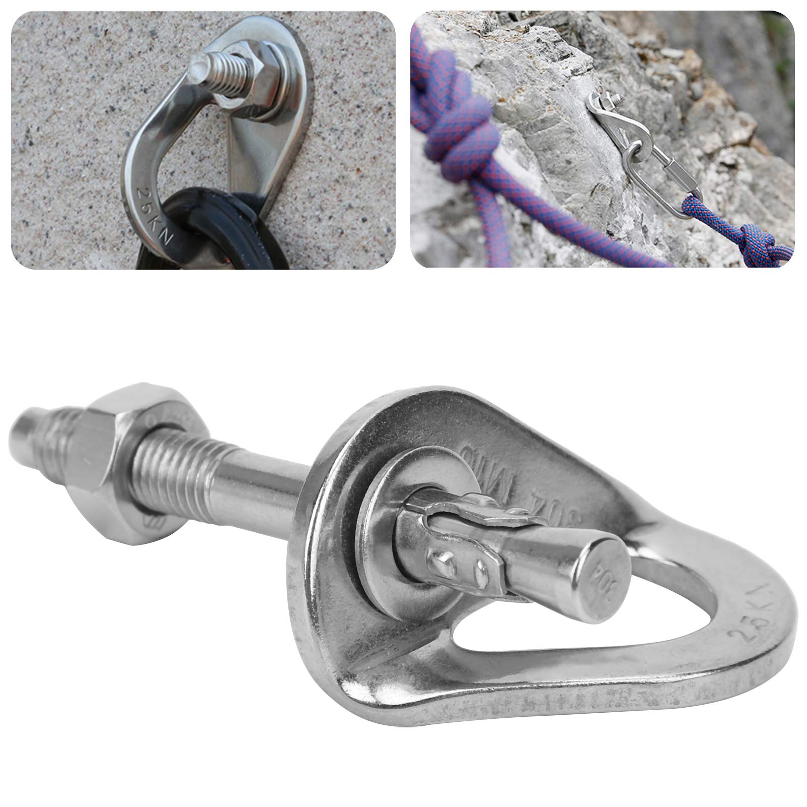 Kuuleyn bullone ancoraggio M10 inox 25KN arrampicata