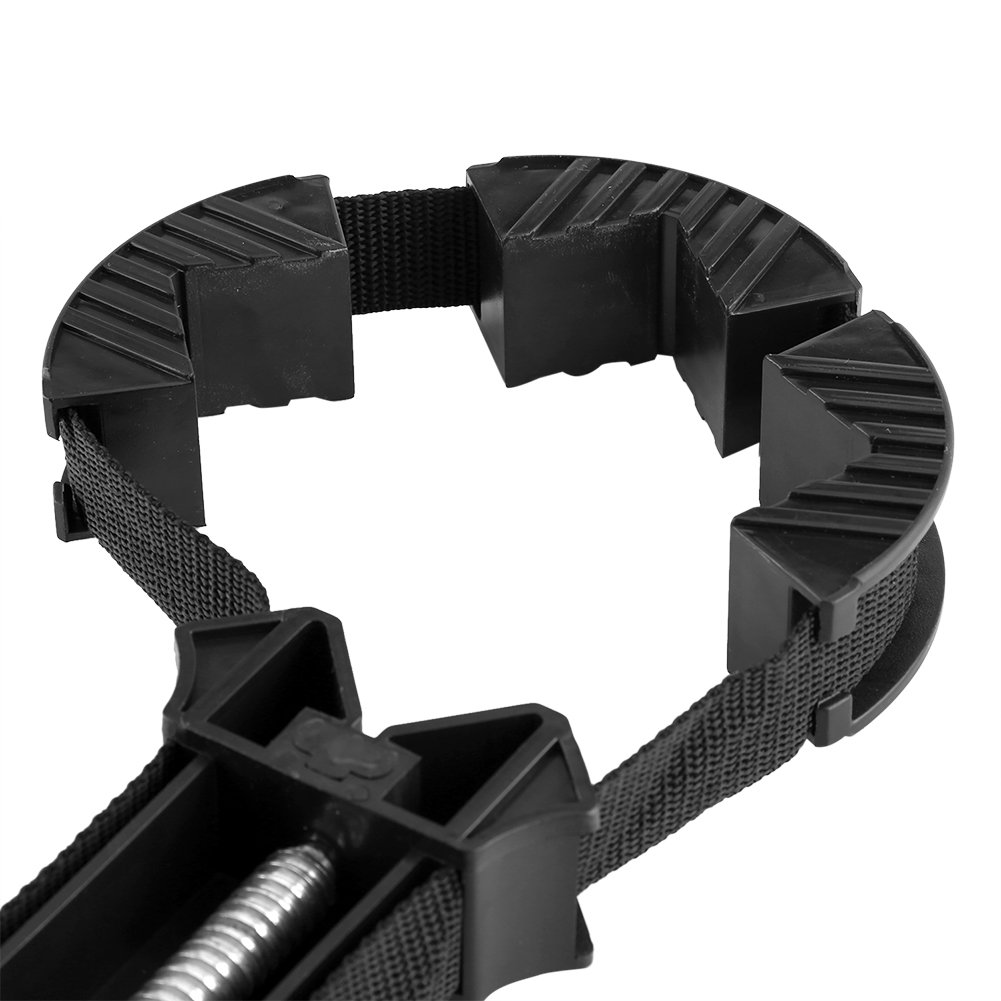 Kuuleyn 4 m morsetto angolare a cinghia nylon nero