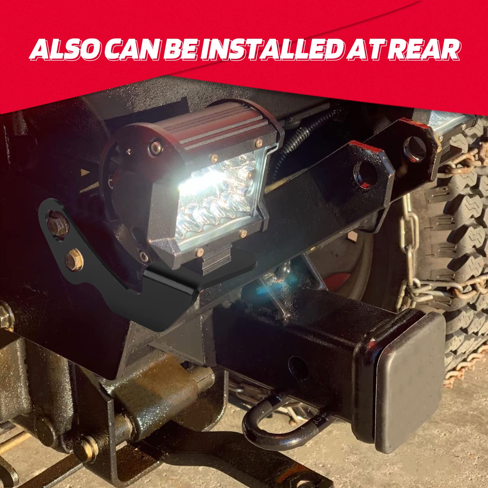 KEMIMOTO RZR staffe faro montante A 2 pezzi inox