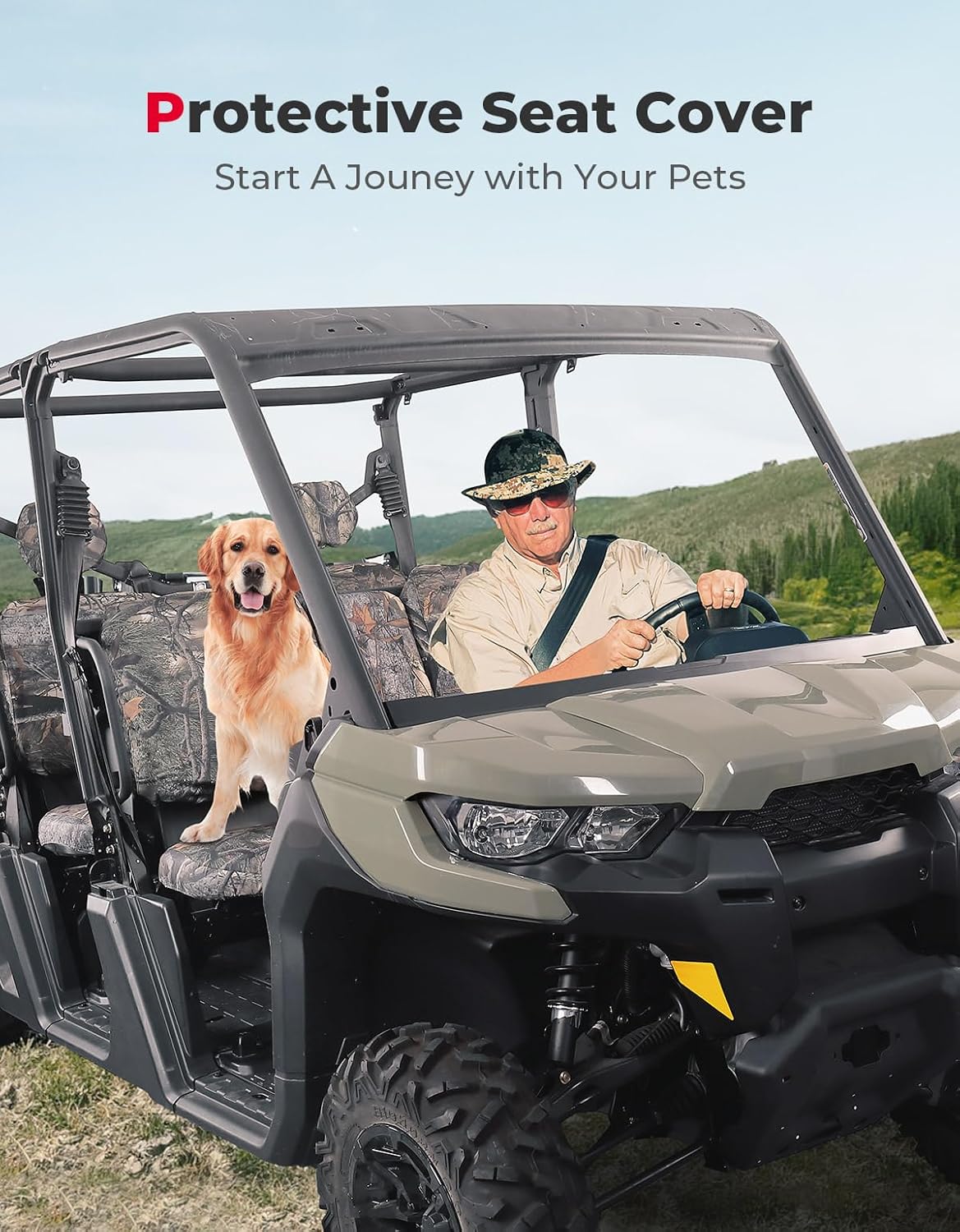 Kemimoto Defender MAX coprisedile mimetico impermeabile