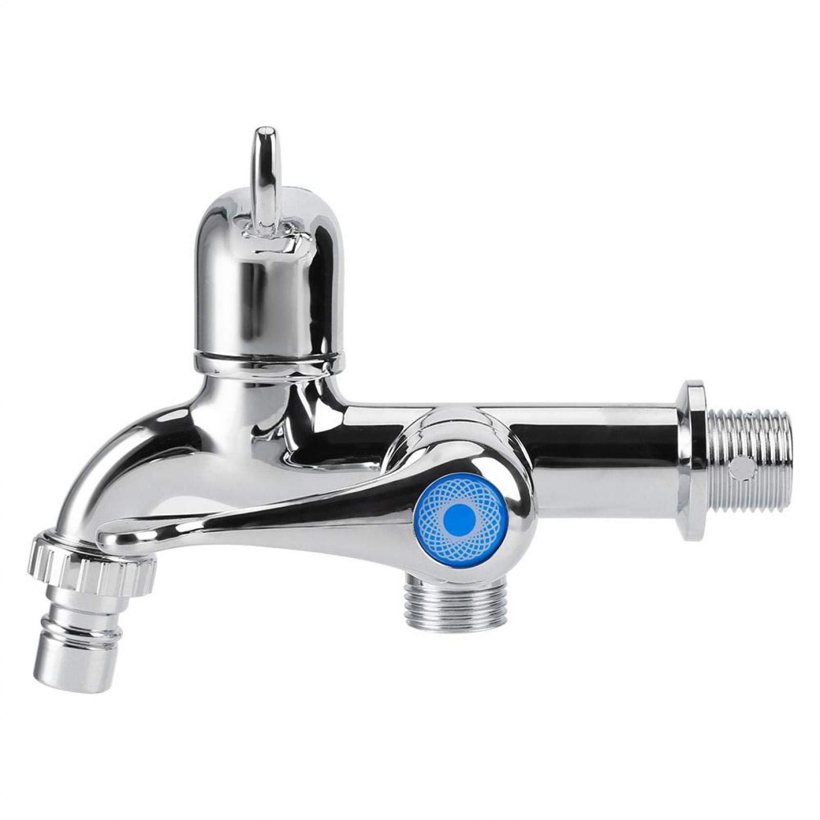 Kuuleyn Rubinetto Doppia Uscita ABS Cromato G1/2 Lavatrice