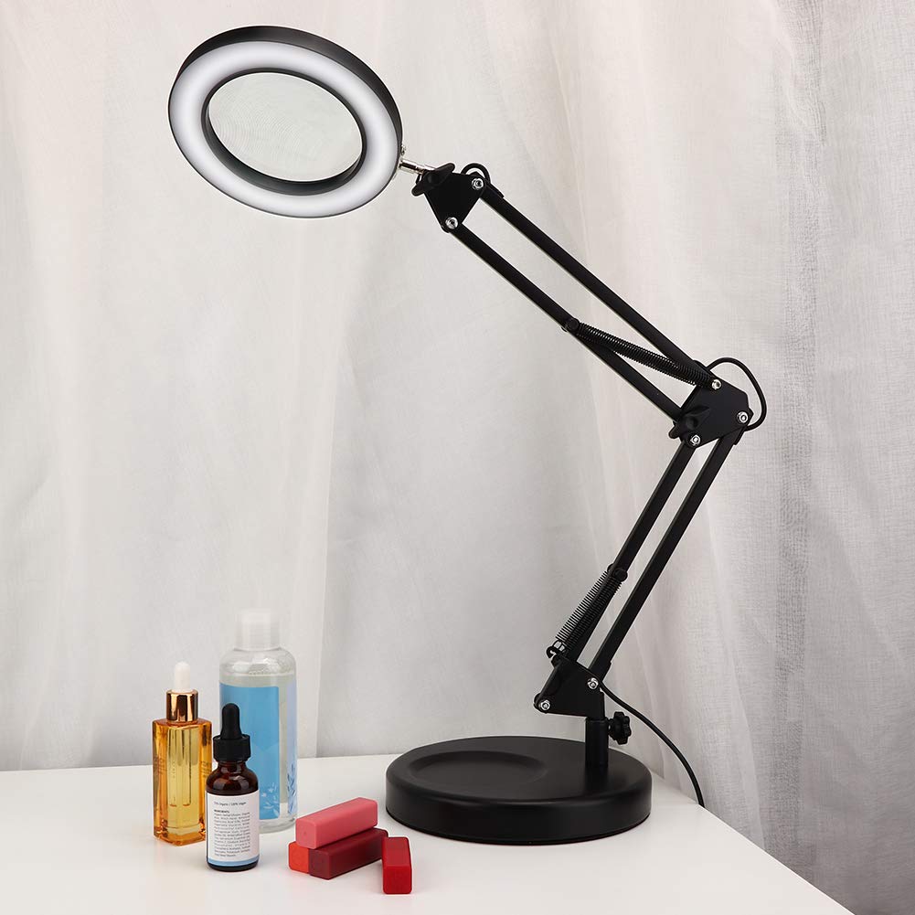 Kuuleyn lampada ingrandimento 5X USB 64 LED pieghevole 3 luci