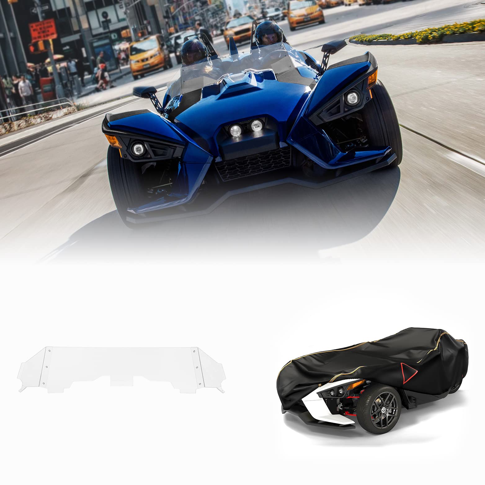 KEMIMOTO Telo Slingshot Impermeabile con Deflettore