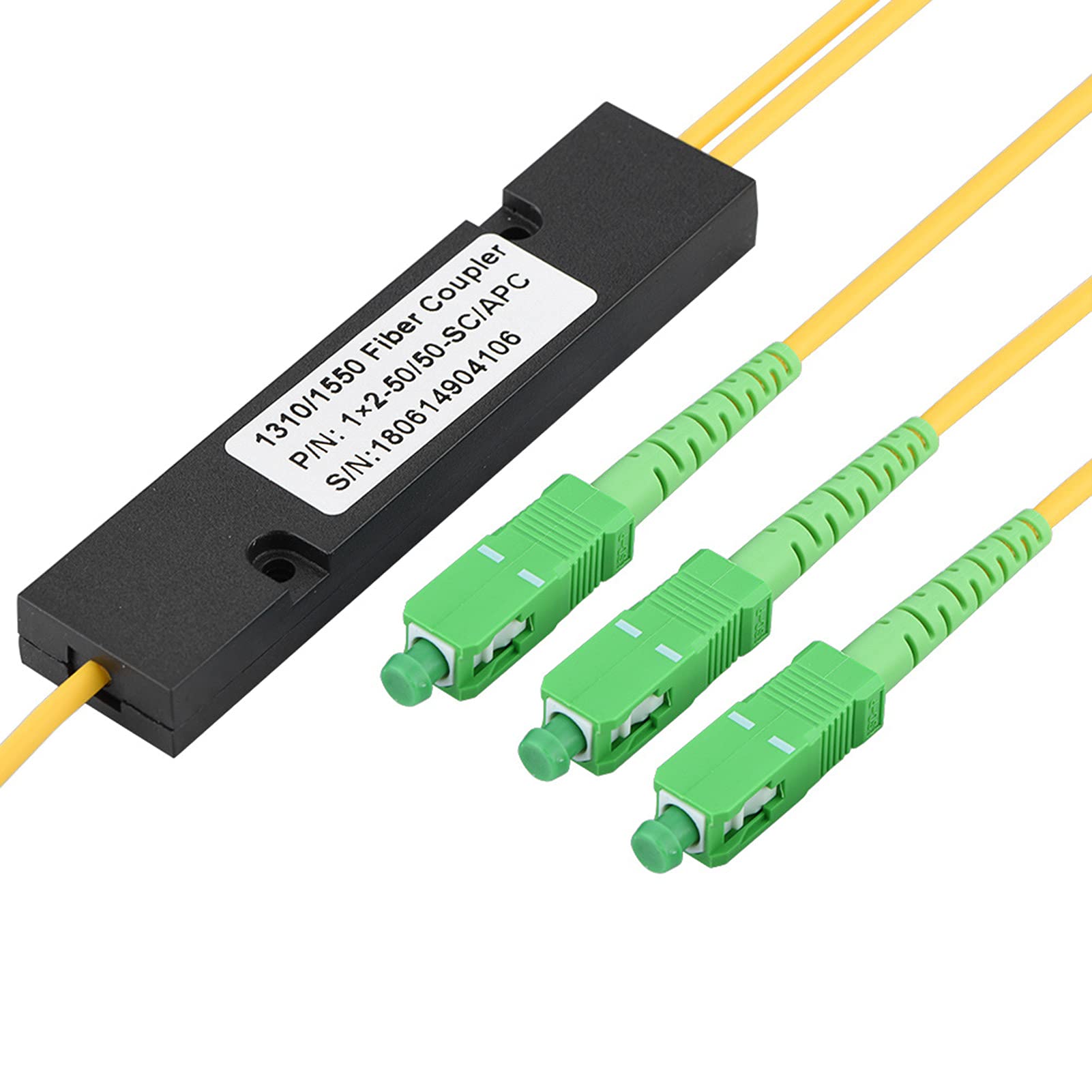 Kuuleyn 1X2 Splitter Fibra Ottica SC APC Monomodale