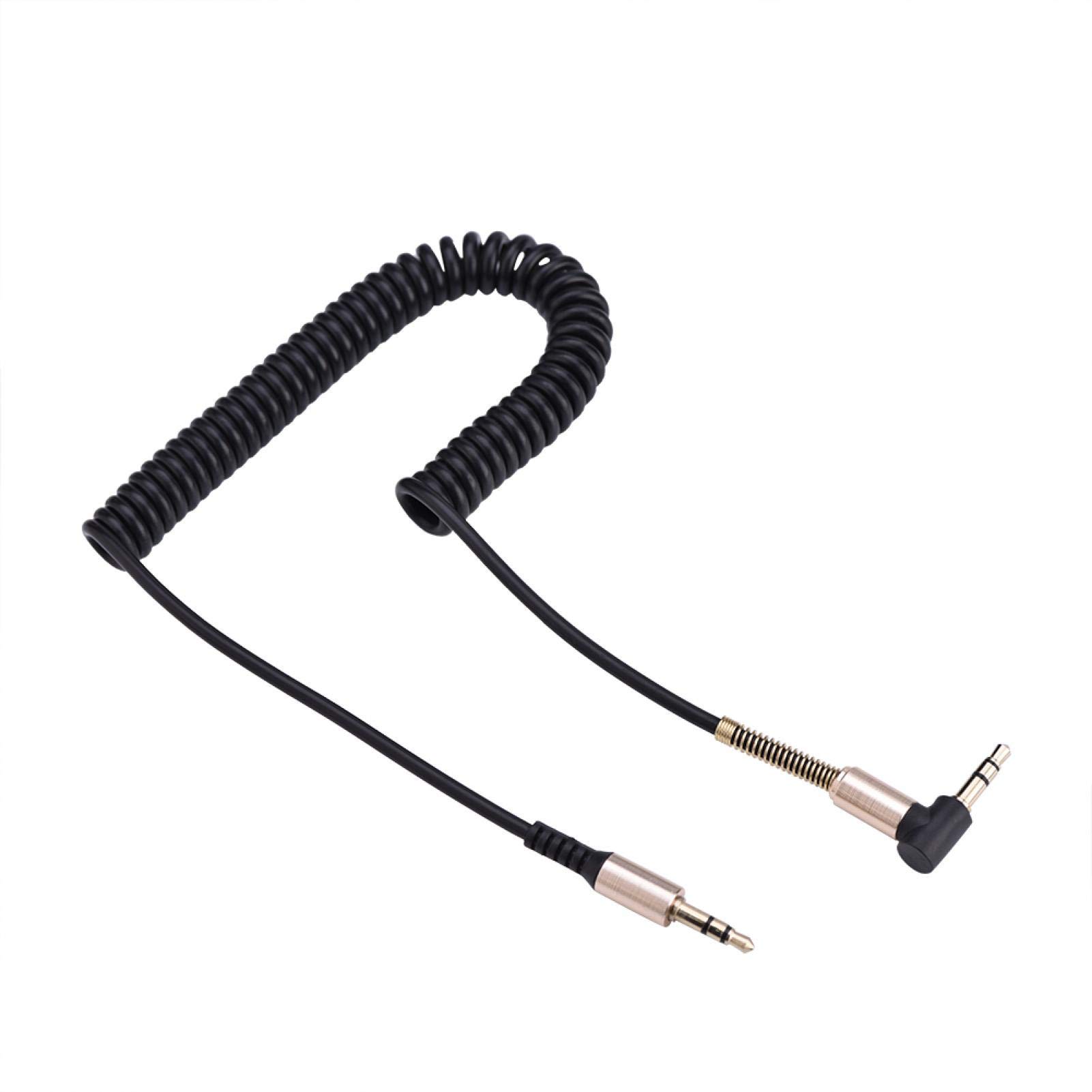 Kuuleyn cavo aux spirale 3,5 mm maschio-maschio 1,8 m nero