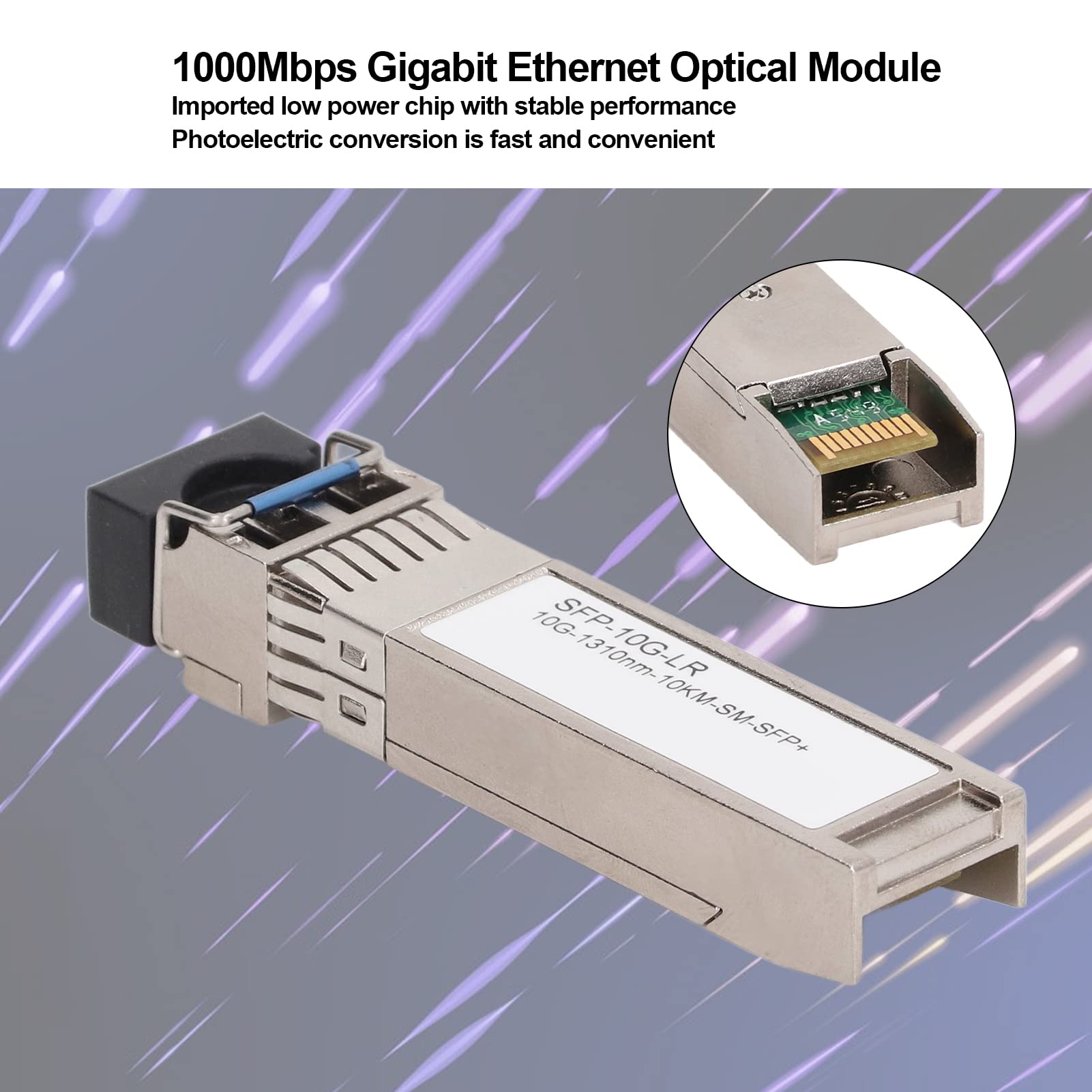 AOWINHIT Moduli Ottici Gigabit 1000 Mbps RJ45 Set 10 Pz