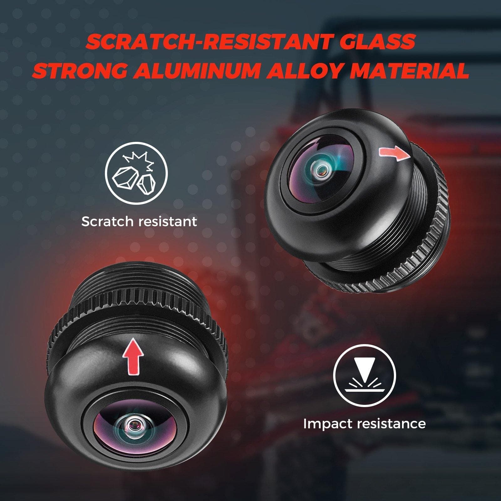 KEMIMOTO RZR telecamera anteriore 170° HD 720P