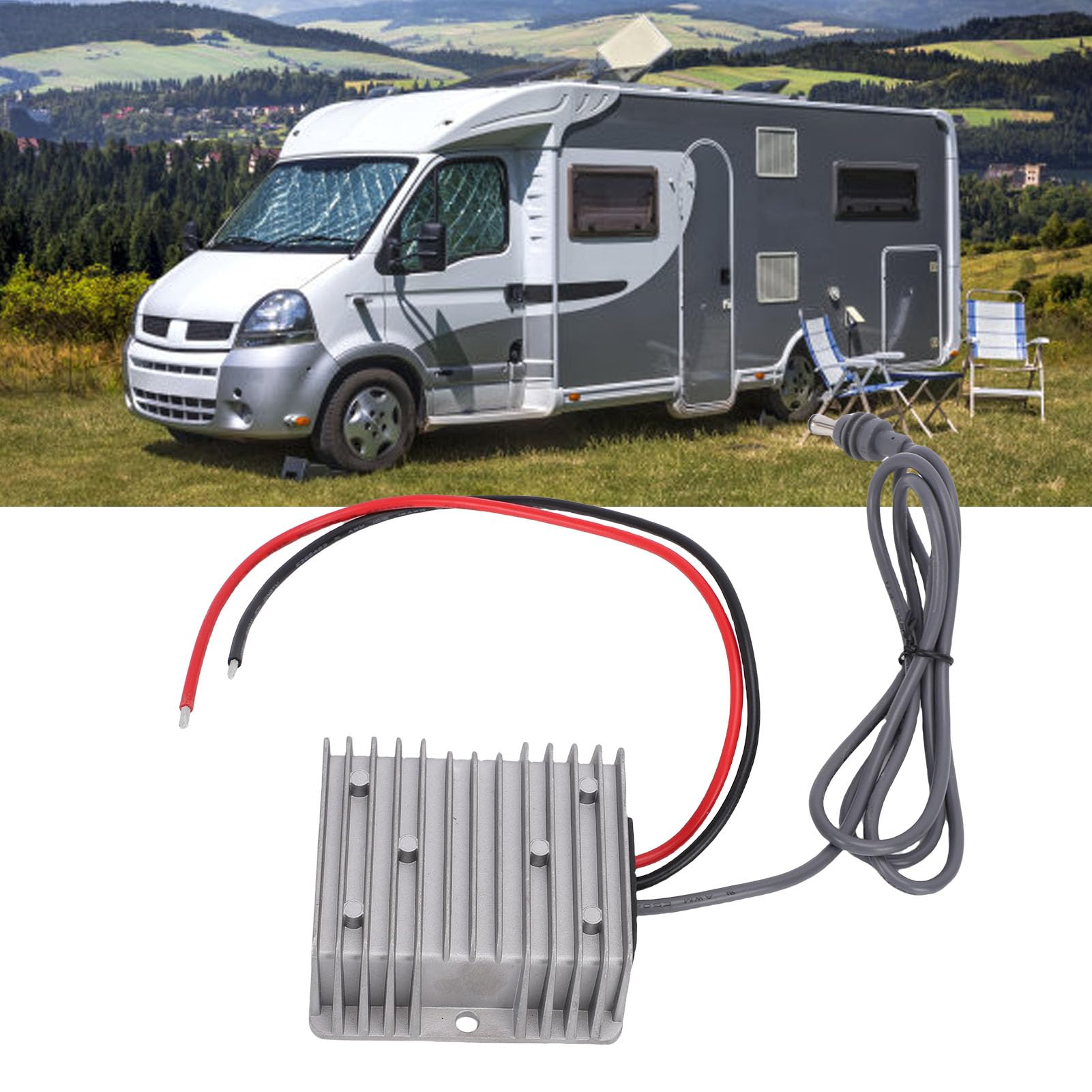 AOWINHIT 12V-57V 4,5A Convertitore Boost Impermeabile Outdoor