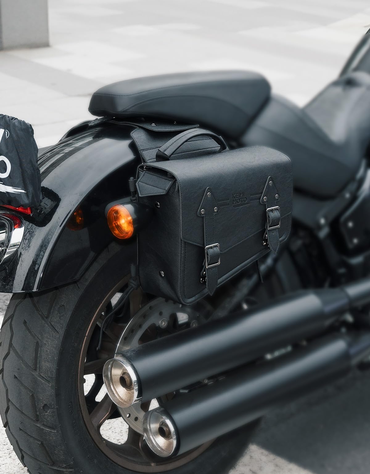 KEMIMOTO Sportster borse laterali pelle 11L
