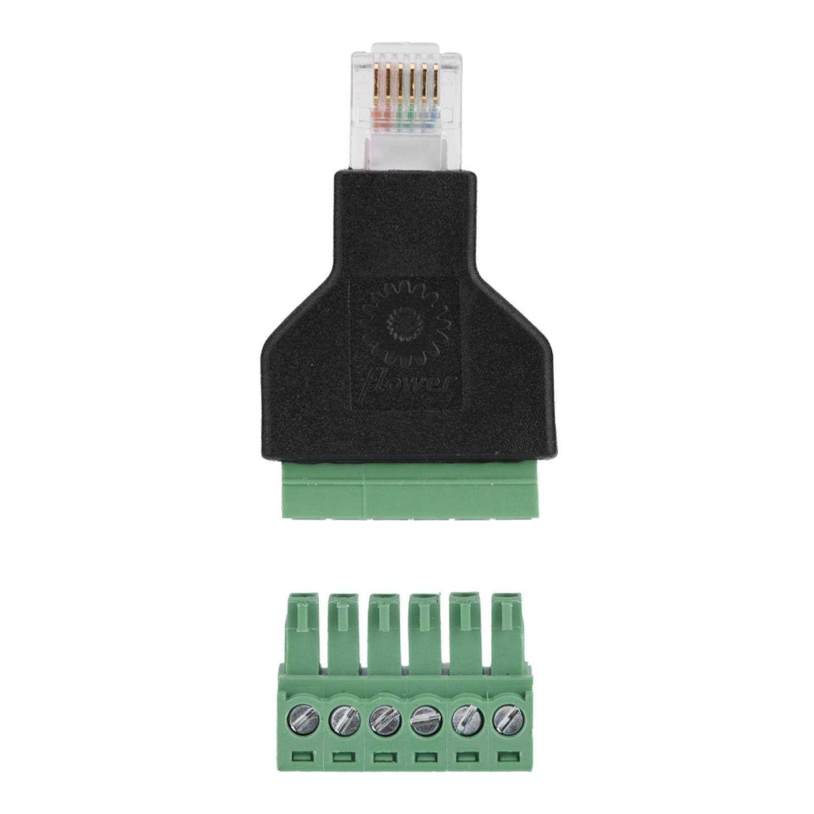 Kuuleyn adattatore RJ12 6P6C maschio a vite 1 pz