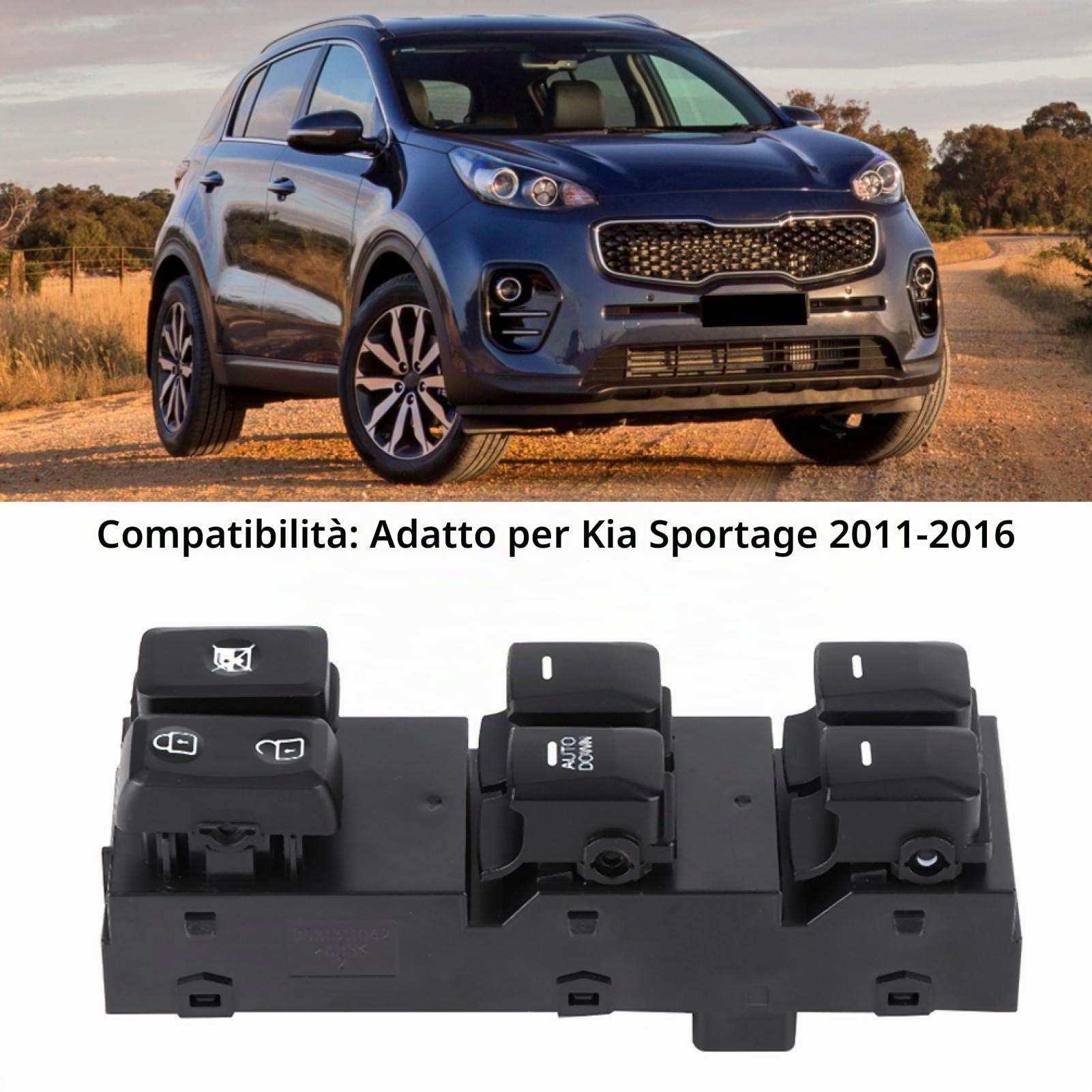 Kuuleyn 93570-3W000 interruttore alzacristalli Kia Sportage