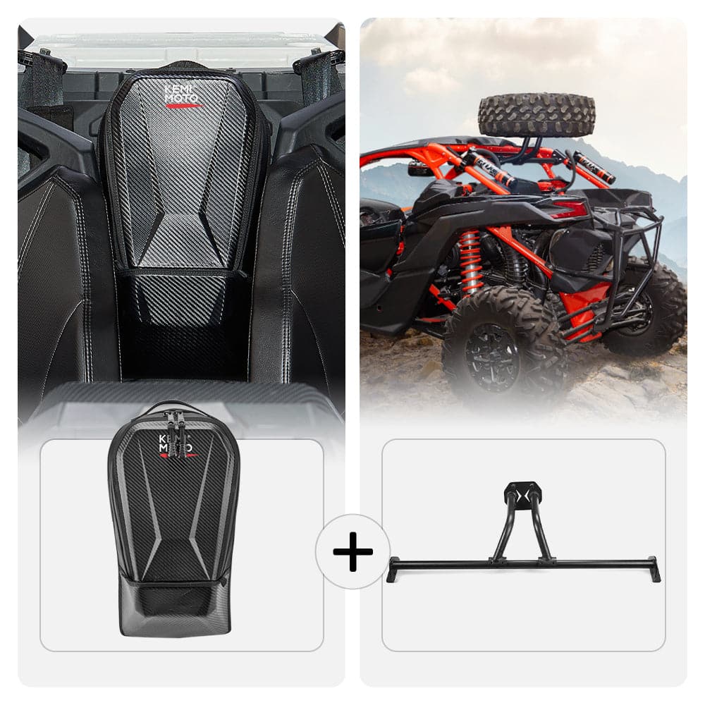 Kemimoto Maverick X3 borsa centrale e portaruota nylon kit uso off-road