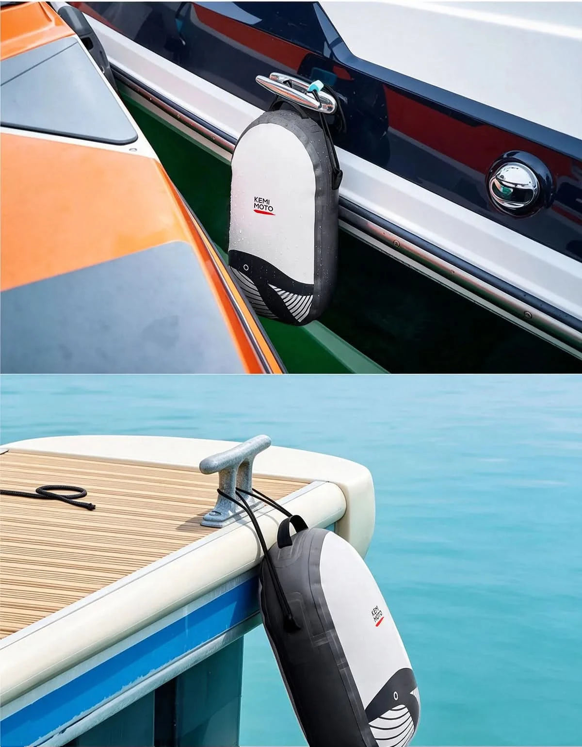 Kemimoto Parabordo Gonfiabile Barca 25-35 Piedi 1 Pz Antigraffio