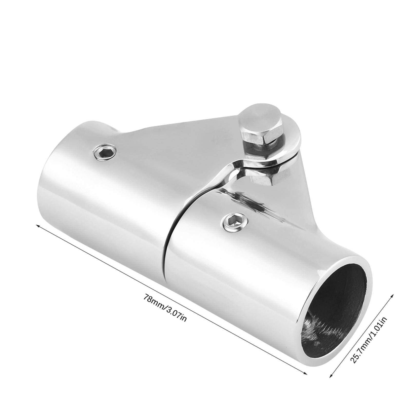 Kuuleyn Raccordo Tubo Barca Acciaio Inox 25mm Pieghevole