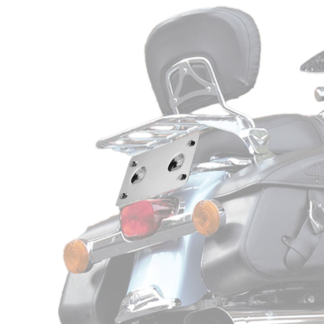KEMIMOTO F1808-01001SL portatarga moto alluminio reclinato
