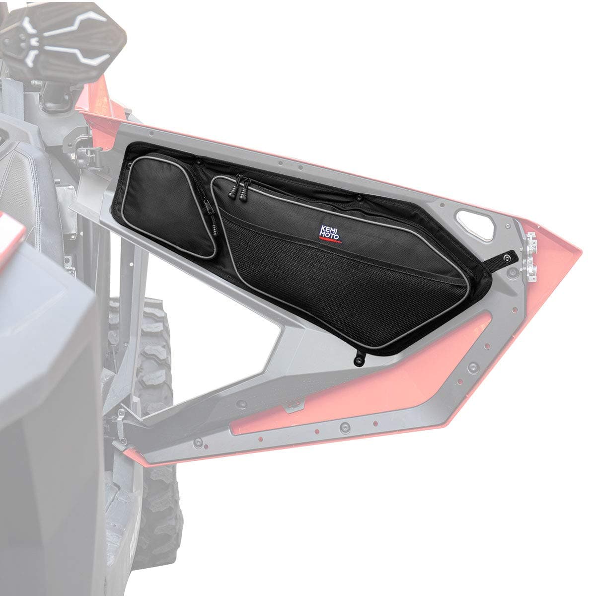 KEMIMOTO RZR PRO XP borse portiera coppia con ginocchiera