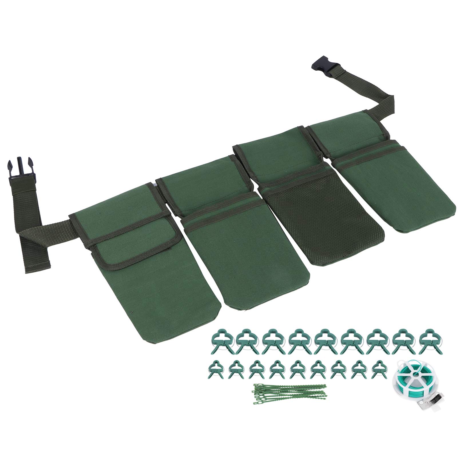 Kuuleyn Marsupio Giardinaggio Cintura Tela Verde