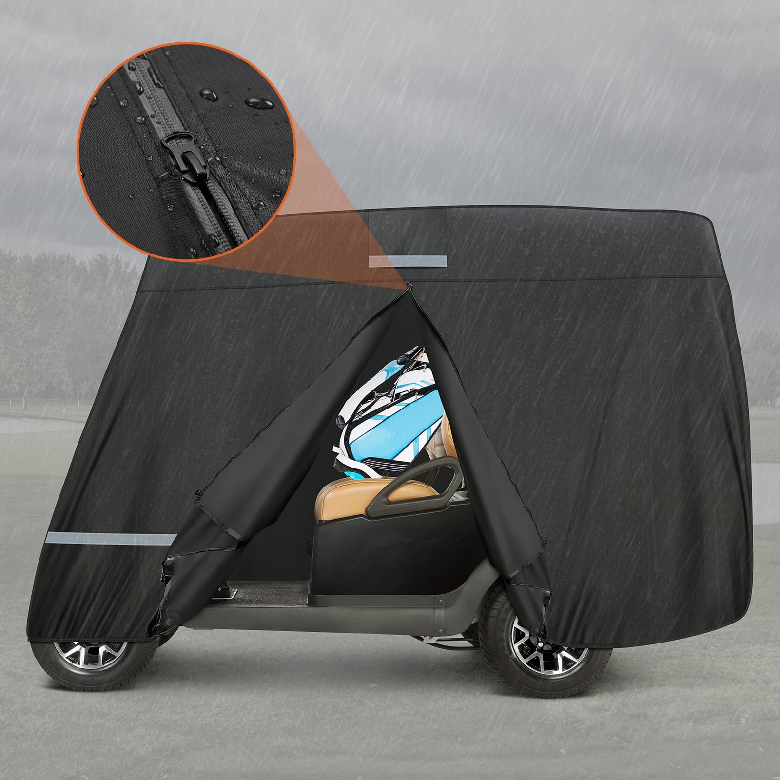KEMIMOTO B0115-01001 telo golf cart 2-4 posti 600D