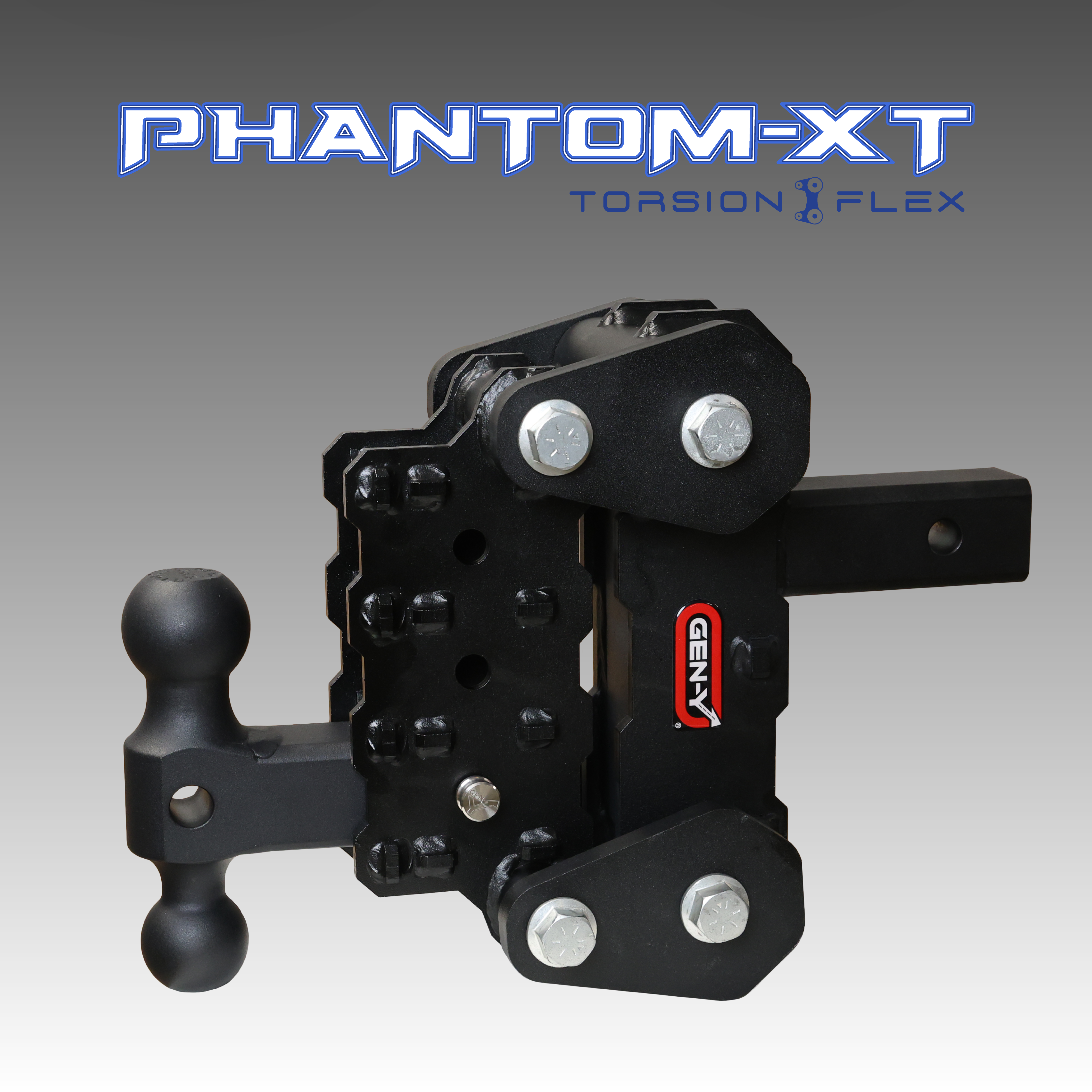 GEN-Y PHANTOM-XT 10K gancio traino regolabile 2" Torsion-Flex