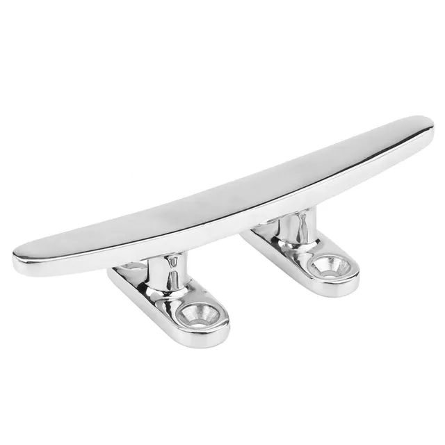 Kuuleyn 125 mm bitta flat top inox barca argento