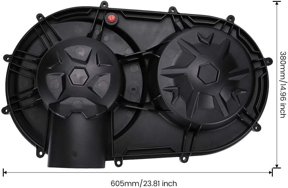 KEMIMOTO Maverick X3 coperchio frizione CVT destro ABS