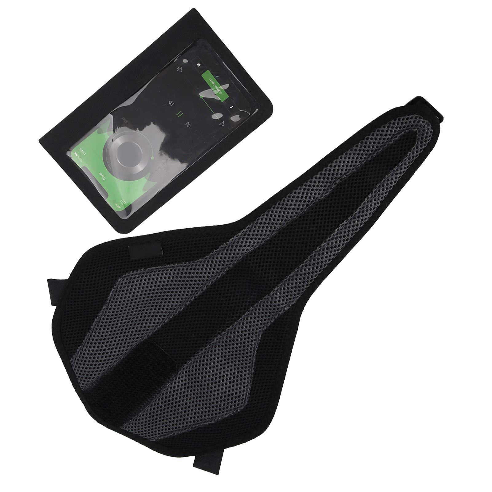 Kuuleyn Fascia antisudore rullo bici con borsa telefono
