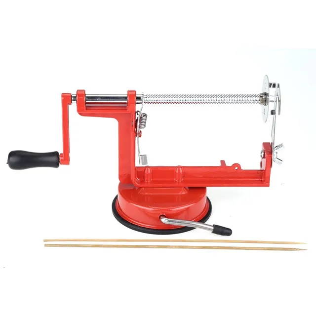 Kuuleyn Affettatrice Spirale Patate Acciaio Inox Rossa