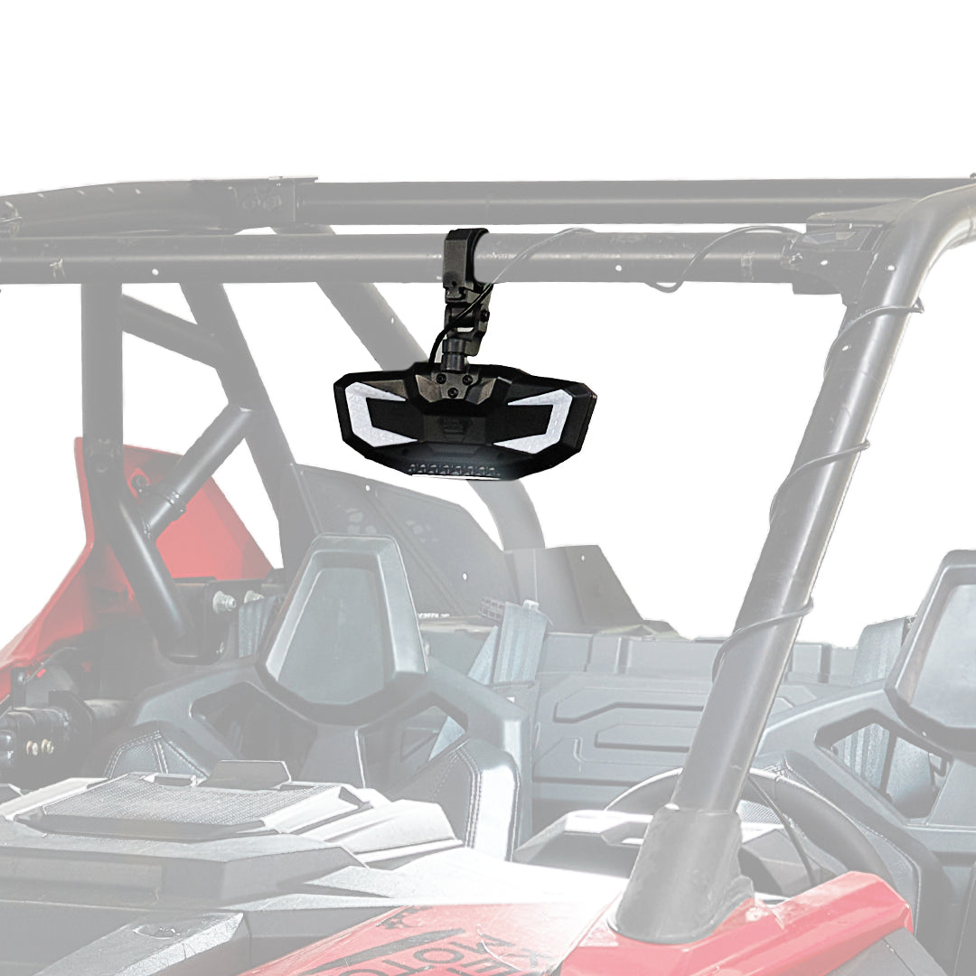 KEMIMOTO Specchietto retrovisore centrale UTV con luce LED