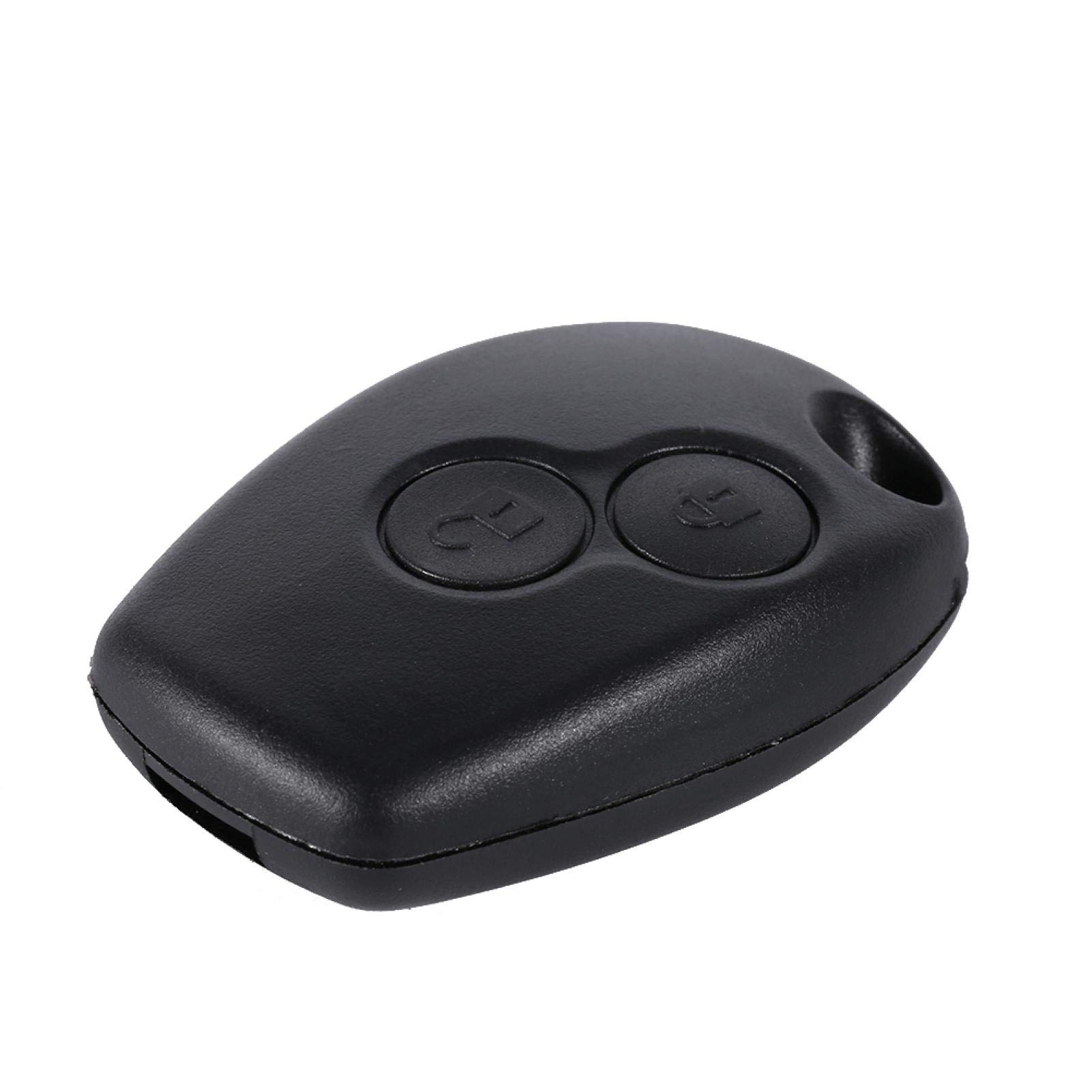Kuuleyn guscio chiave auto 2 pulsanti Renault Kangoo Modus nero