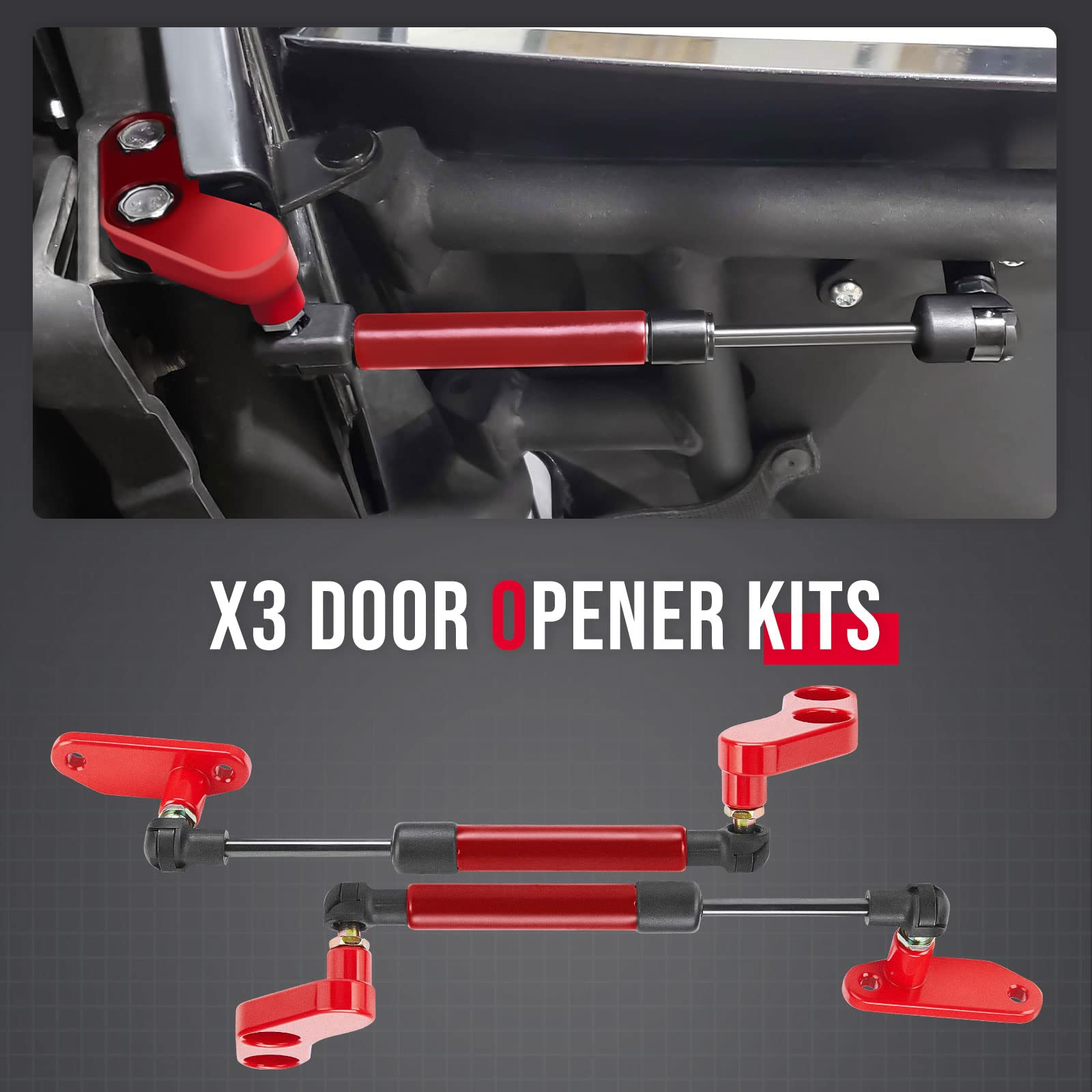KEMIMOTO Maverick X3 kit pistoncini porta per X3