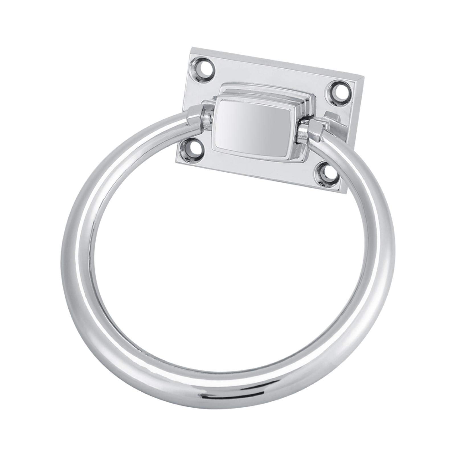 Kuuleyn Battente Porta Anello Inox Argento 111 mm