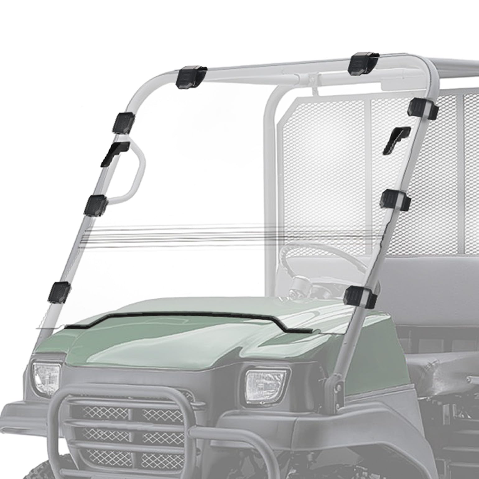 Kemimoto Mule 3010 parabrezza anteriore UTV trasparente