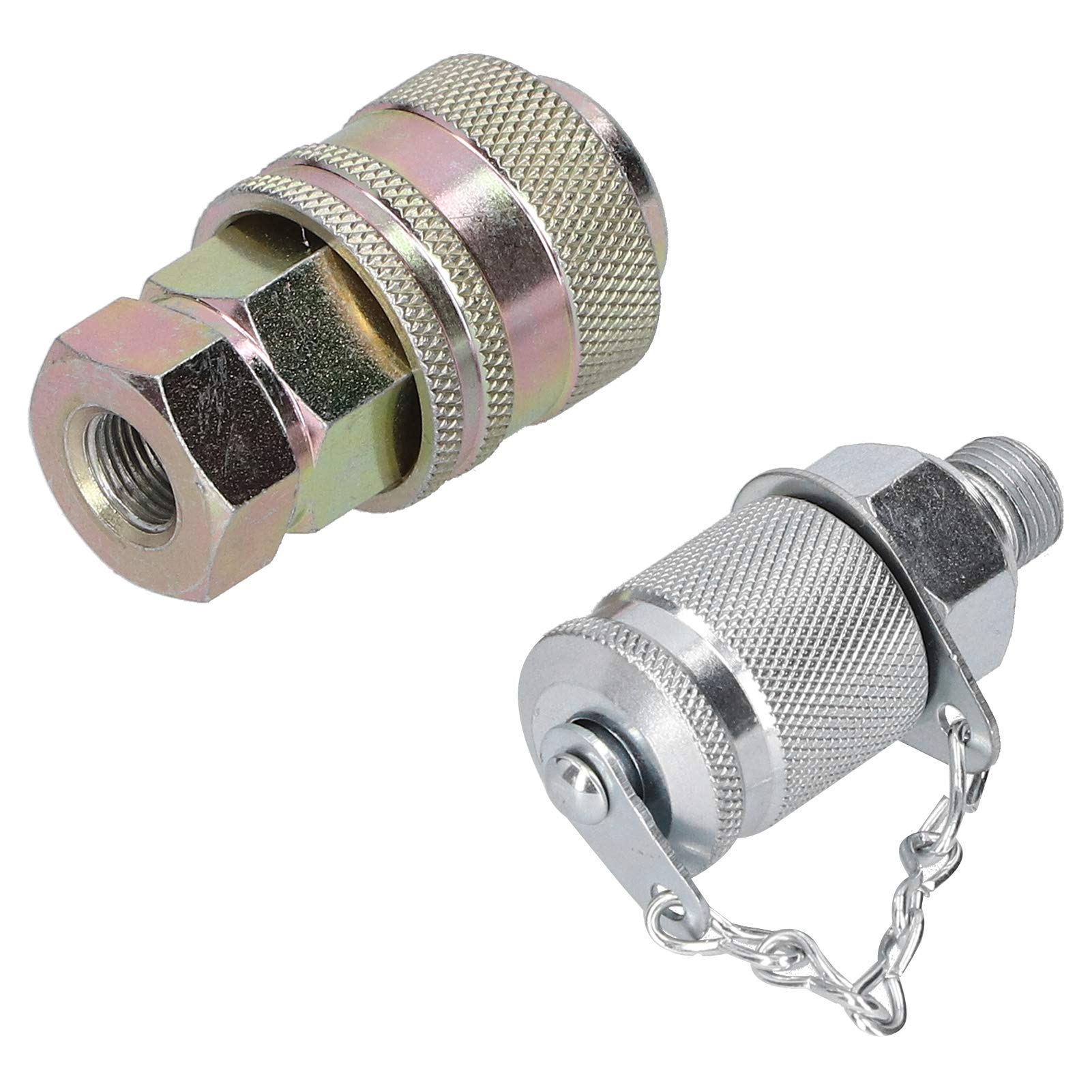 Kuuleyn Raccordo Idraulico G1/8 Innesto Rapido Acciaio
