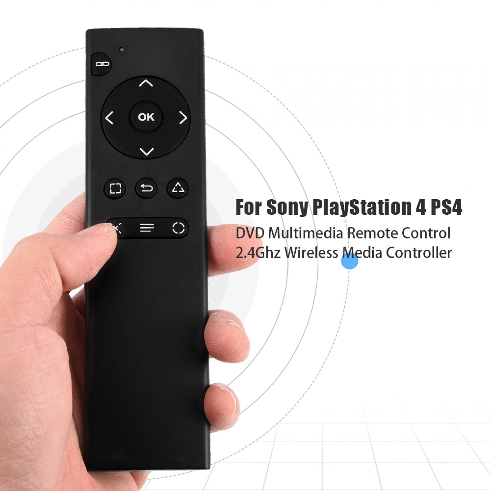 Kuuleyn Telecomando Wireless 2,4 GHz per PS4 DVD 10 m