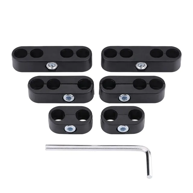 Kuuleyn Separatori Fili Candele 7 mm 8 mm Plastica Nero