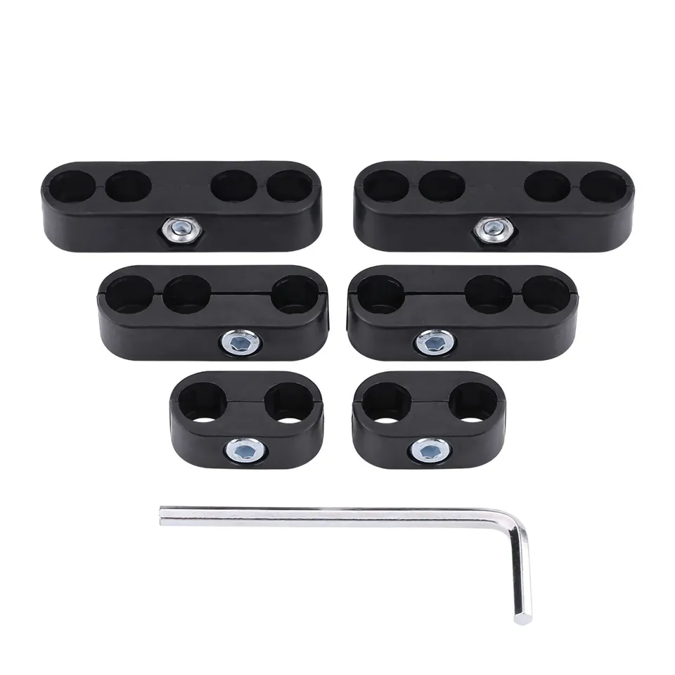 Kuuleyn Separatori Fili Candele 7 mm 8 mm Plastica Nero