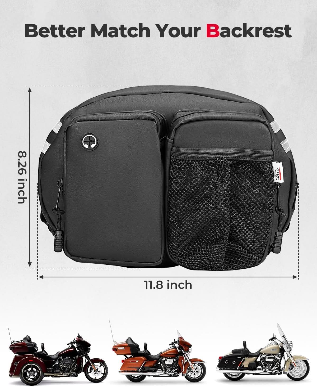 KEMIMOTO Touring borsa schienale moto impermeabile