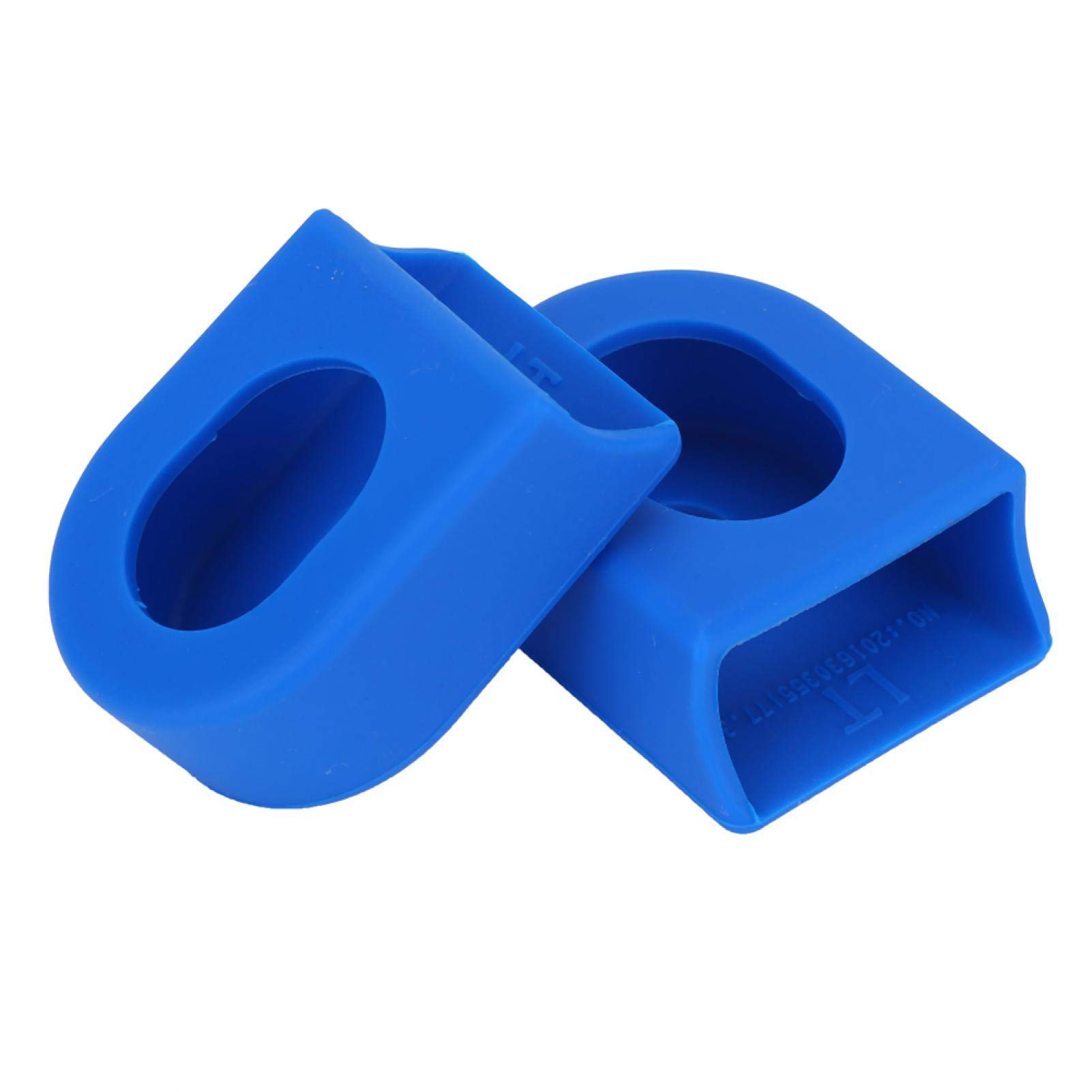 Kuuleyn copri pedivella bici 2 pezzi nero in silicone