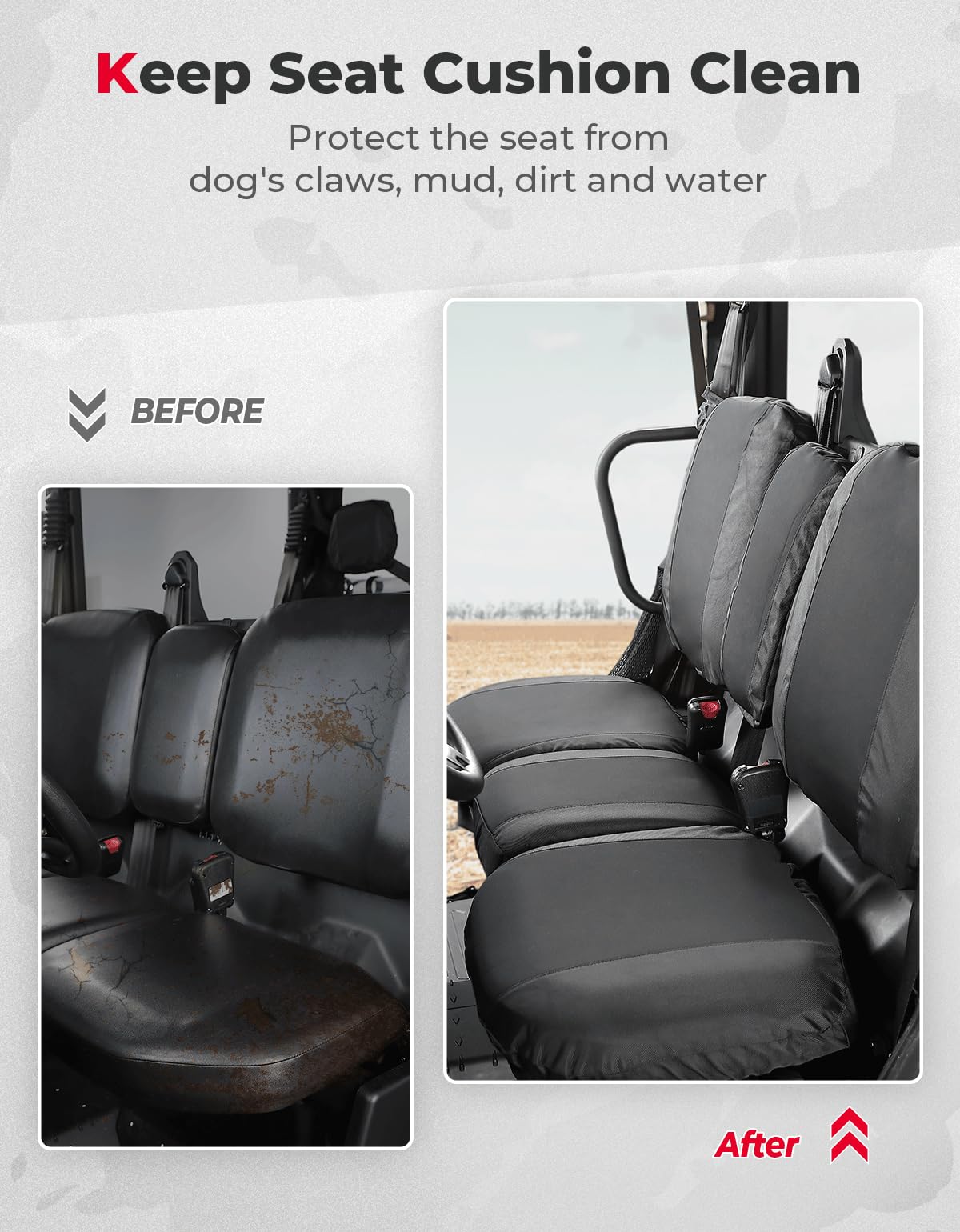 KEMIMOTO Defender MAX HD10 coprisedili set idrorepellente